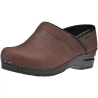 Sanita Original-Prof. Textured Oil Clog Antique Brown Gr.47