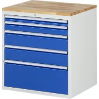 RAU Schubladenschrank Buche-Top und 5 x Schubl.-XL 1x60 1x90 2x150 1x270mm