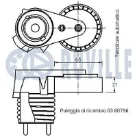 RUVILLE Radlagersatz Hinten für VOLVO 480 E (482) 6510