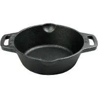Valhal Outdoor Bratpfanne Mit Handgriffen Schwarz 15 cm