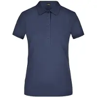 James & nicholson Klassisches Polo in elastischer Piqué-Qualität navy, Gr. XL