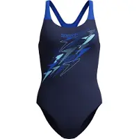Speedo - Women's Medley Logo Medalist One Piece - Badeanzug Gr 44 blau