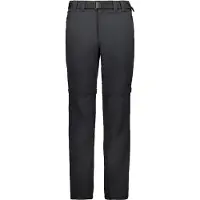 CMP Zip-off-Hose , Herren, Gr. 52, N-Gr, grau (anthrazit), Obermaterial: 89% Polyester, 11% Elasthan, Hosen Zip-off-Hose, mit Zip-off-Funktion, elastisches und atmungsaktives Material