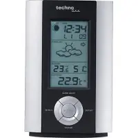Technoline WS 6710 Wetterstationen/Thermometer (innen,außen) Silber-Grau