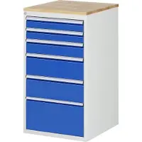RAU Schubladenschrank Buche-Top und 6 x Schubl.-L 2x90 1x120 2x180 1x270mm