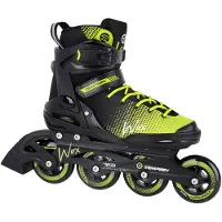 Tempish inline-Skates Wox 84 softboot 85A schwarz/grün Größe 41