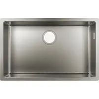 Hansgrohe S71 S719-U660 Unterbauspüle 660, Edelstahl