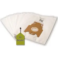 EVendix Staubsaugerbeutel eVac 08, 10 Stk + 1 Mikro-Filter ähnlich AMAZONBASICS M21