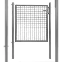 GAH Alberts Alberts 650186 Wellengitter-Einzeltor, anthrazit-metallic, Breite 125 cm, Höhe 150 cm