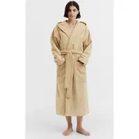 Tekla Unisex Hooded Bathrobe Sienna Größe: XXS | Bademäntel Outlet | Unisex | Braun