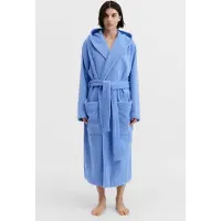 Tekla Unisex Hooded Bathrobe Clear Blue Größe: XXL | Bademäntel Outlet | Unisex | Blau