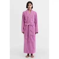 Tekla Unisex Classic Bathrobe Magenta Größe: XS | Bademäntel Outlet | Unisex | Rosa