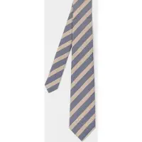Paul Smith Tie Two Stripe Tan Größe: 8 | Krawatten Outlet | Herren