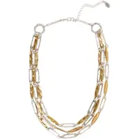 White Stuff Chestnut Multi Layer Necklace Mixed Metallic Größe: OS | Halsketten Outlet | Damen