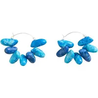 White Stuff Camellia Resin Earring Blue Multi Größe: OS | Ohrringe Outlet | Damen | Blau