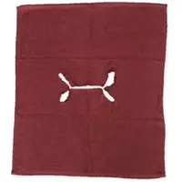 EXKLUSIV HEIMTEXTIL Handtuch mit Nasenschlitz für Massageliege 1 Stück Bordeaux