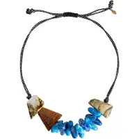 White Stuff Camellia Resin Necklace Blue Multi Größe: OS | Halsketten Outlet | Herren | Blau