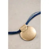 White Stuff Maple Disk Necklace French Navy Größe: OS | Halsketten Outlet | Damen | Blau