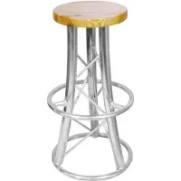 Alutruss Barhocker, geschwungen