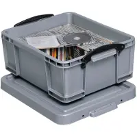 Really Useful Aufbewahrungsbox 18.0 l silber 48.0 x 39.0 20.0 cm