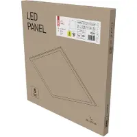 Emos LED Einbauleuchte 60x60, quadr., weiss, 40W neutralw. UGR