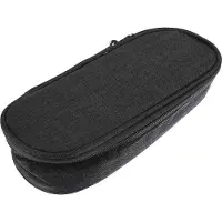 Kangaro Schlamper-Etui oval aus Polyester schwarz