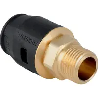 Geberit PushFit Übergangsnippel Messing 20 mm x 3/4 Zoll AG 651.552.00.1