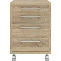 Ebuy24 Prisme Kommode B 4 Schubladen. Eiche Nachbildung.
