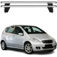 Menabo Dachträger Grundtäger für Mercedes A Klasse W169 2004-2012 75kg Silber 2x
