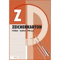 POV Zeichenkarton - Block mit 10 Blatt 190g/qm A2.