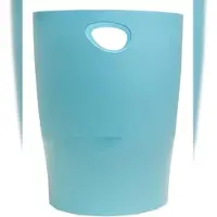 Exacompta 45391D 8x Papierkorb Ecobin, Kollektion Pop N'Co - Cyan