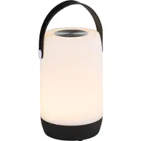 Grundig Nachttischlampe LED – Tischlampe kabellos dimmbar – Nachtlicht mit USB-C – Stilllicht warm/kaltweiß