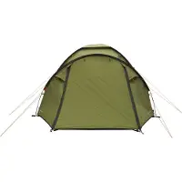 Easy Camp Kuppelzelt Lomsdal 3 (olivgrün, mit Tunnel-Anbau, Modell 2025)