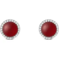 Daniel Wellington Elegant Stud Earrings With Agate And Crystals Audrey Dw00401416