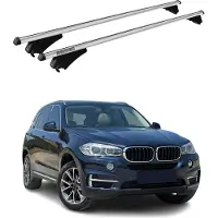 Menabo Grundträger Dachträger für BMW X5 F15 2013-2018 Aluminium Silber 2tlg