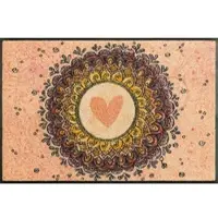 Kleen-Tex Fußmatte "Circle of Love" rechteckig 7 mm Höhe