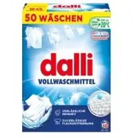 Dalli Vollwaschmittel, Waschpulver, strahlendes weiß 503995 , 2,5 kg - Packung, 50 Waschladungen