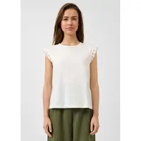 QS T-Shirt in 0200_creme | Gr.: L