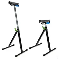 Baumarktplus 2x Rollenbock 90 kg höhenverstellbar bis 109cm 30 cm Rollenbreite klappbar Sc...