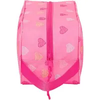 Safta Schuhtasche für die Reise Heart Rosa 29 x 15 x 14 cm