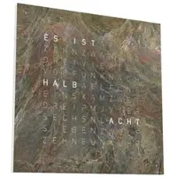 Qlocktwo Earth 45 Creator ́s Edition Glintscape White