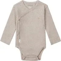 Noppies Strampler Nino in Taupe Melange | Gr.: 44