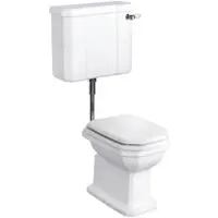Sbordoni WC Abgang senkrecht/WC Abgang waagrecht/WC mit halbhohem Spülkästen Retro/Vintage Serie Romana von