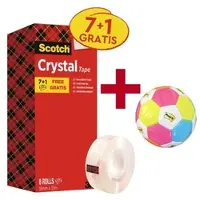 Scotch Klebeband-Set »Crystal Clear Tape 600« transparent, 19 mm/33 m (B/L) inkl. Fußba transparent, 1.9 cm