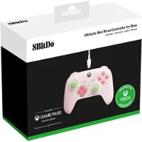 8Bitdo - Ultimate Mini Gamepad Controller - Xbox (Pink)