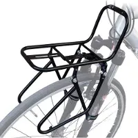 Merkloos Fahrrad-Frontgepäckträger, 15 kg Tragkraft, Aluminium, Status Frontmontage