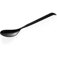 WAS Germany 8x Salatbesteck Salatlöffel Kitchen Tool 1887, 31 cm, mit schwarzer PVD Beschichtung, Chromnickelstahl