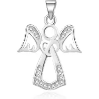 Beneto Timeless silver pendant Angel AGH234 (L)
