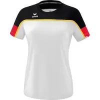 Erima Damen T-Shirt Change 1082327 36 - Weiß/Schwarz/Rot - 36