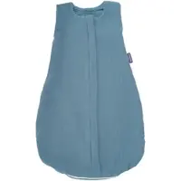 Träumeland Sommerschlafsack Liebmich 0.5 TOG Baumwollmusselin, blau, 60
